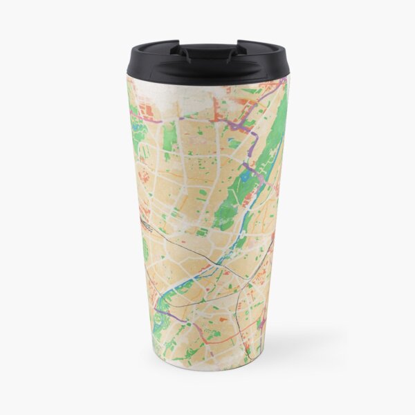 Munich in Watercolor Travel Mug