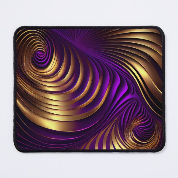 Item preview, Imperial Elegance: A Luxurious Gold and Purple Pattern designed and sold by HiArtify ❤️.