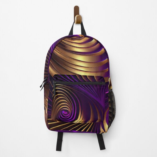 Item preview, Imperial Elegance: A Luxurious Gold and Purple Pattern designed and sold by HiArtify ❤️.