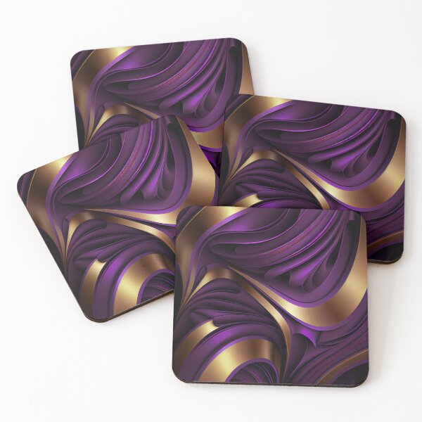 Item preview, Imperial Elegance: A Luxurious Gold and Purple Pattern designed and sold by HiArtify ❤️.