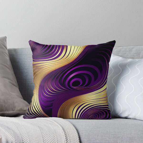 Item preview, Imperial Elegance: A Luxurious Gold and Purple Pattern designed and sold by HiArtify ❤️.