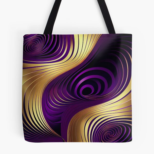 Item preview, Imperial Elegance: A Luxurious Gold and Purple Pattern designed and sold by HiArtify ❤️.