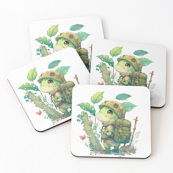 Item preview, Frog Explorer Sticker designed and sold by Cute Critters Stickers.