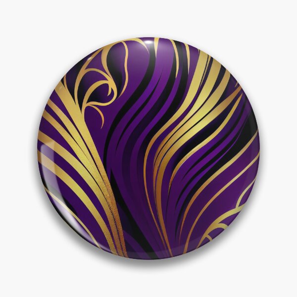 Artikelvorschau, Imperial Elegance: A Luxurious Gold and Purple Pattern entworfen und verkauft von HiArtify ❤️.