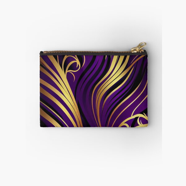 Item preview, Imperial Elegance: A Luxurious Gold and Purple Pattern designed and sold by HiArtify ❤️.