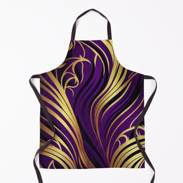 Item preview, Imperial Elegance: A Luxurious Gold and Purple Pattern designed and sold by HiArtify ❤️.