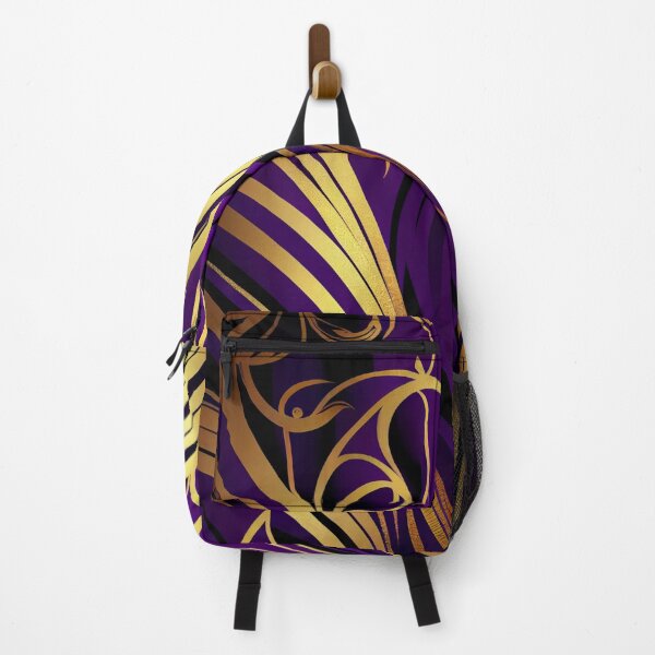 Item preview, Imperial Elegance: A Luxurious Gold and Purple Pattern designed and sold by HiArtify ❤️.