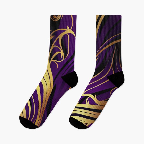 Item preview, Imperial Elegance: A Luxurious Gold and Purple Pattern designed and sold by HiArtify ❤️.