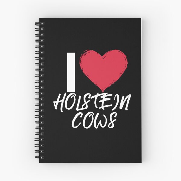 Item preview, Versión negra de I love Holstein Cows designed and sold by FarmsteadAcers.