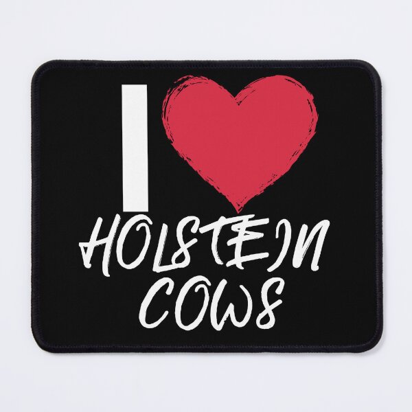 Item preview, Black version of I love Holstein Cows designed and sold by FarmsteadAcers.