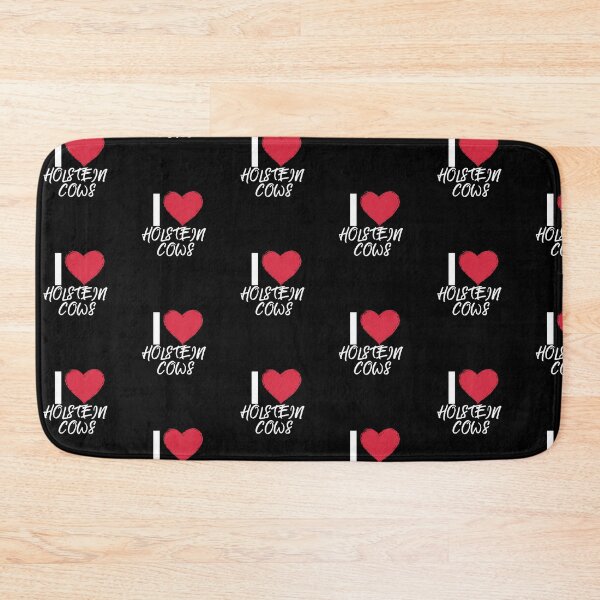Item preview, Black version of I love Holstein Cows designed and sold by FarmsteadAcers.