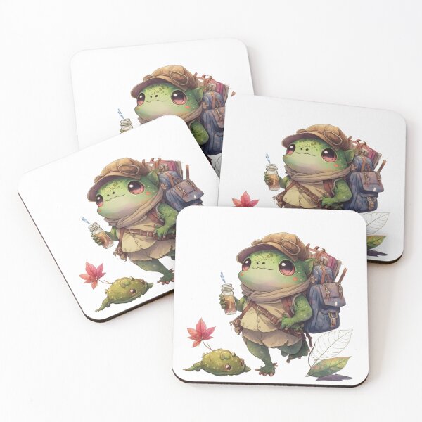 Item preview, Frog Traveler Sticker designed and sold by Cute Critters Stickers.