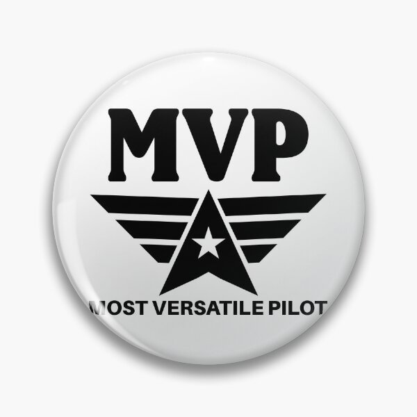 Item preview, MVP Most Versatile Pilot Black designed and sold by SpicyAviator.