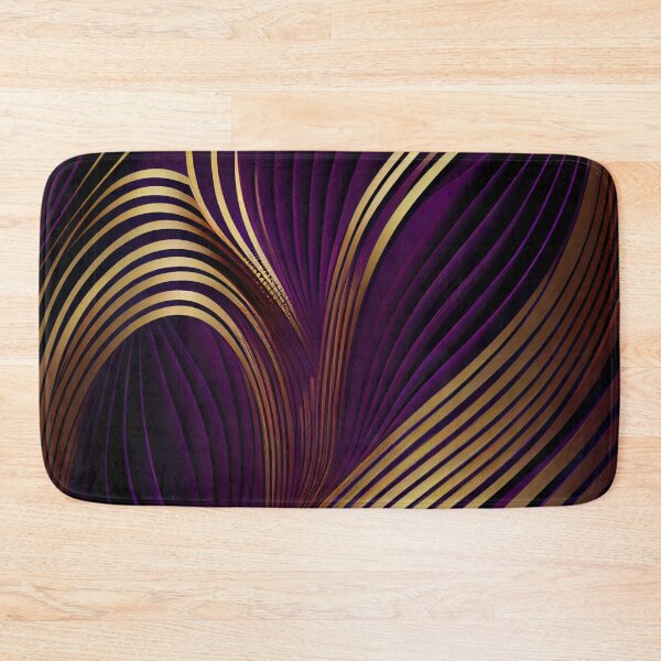 Item preview, Imperial Elegance: A Luxurious Gold and Purple Pattern designed and sold by HiArtify ❤️.