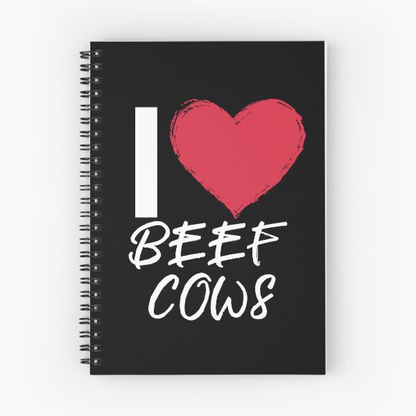 Item preview, Black version of I love Beef Cows designed and sold by FarmsteadAcers.