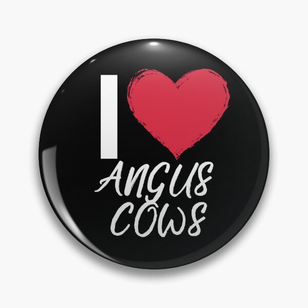 Item preview, Black version of I love Angus Cows designed and sold by FarmsteadAcers.