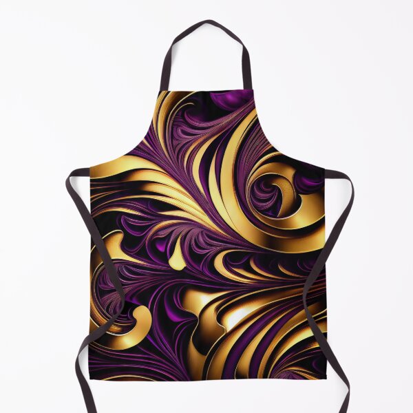 Item preview, Imperial Elegance: A Luxurious Gold and Purple Pattern designed and sold by HiArtify ❤️.