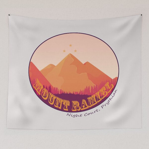 Item preview, Mt Ramiel (dark font) designed and sold by Rowena Rogers.
