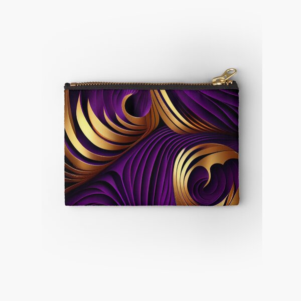 Item preview, Imperial Elegance: A Luxurious Gold and Purple Pattern designed and sold by HiArtify ❤️.
