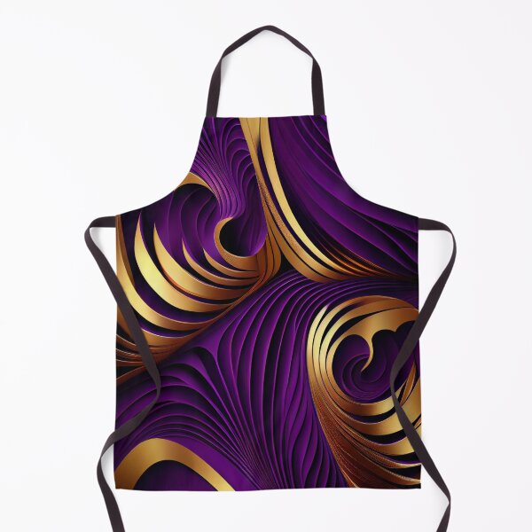 Item preview, Imperial Elegance: A Luxurious Gold and Purple Pattern designed and sold by HiArtify ❤️.