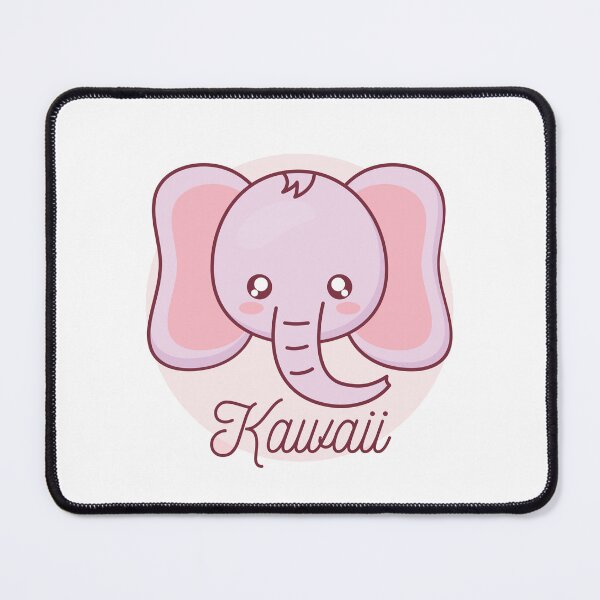 Item preview, Kawaii elephant - Cute elephant designed and sold by Stay-Pawsitive.