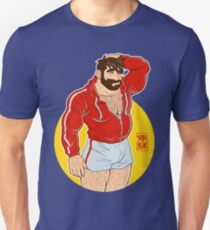 ADAM LIEBT SPORTBEKLEIDUNG - ROTER SWEATER Slim Fit T-Shirt