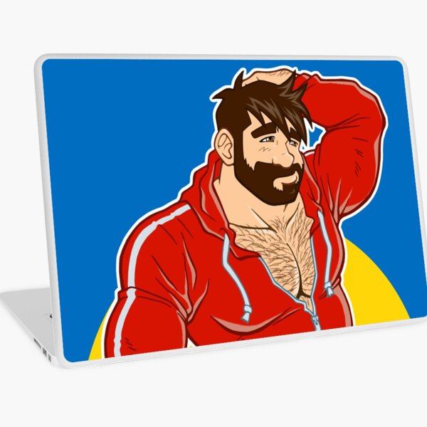 ADAM LIKES SPORTSWEAR - RED SWEATER Laptop Skin