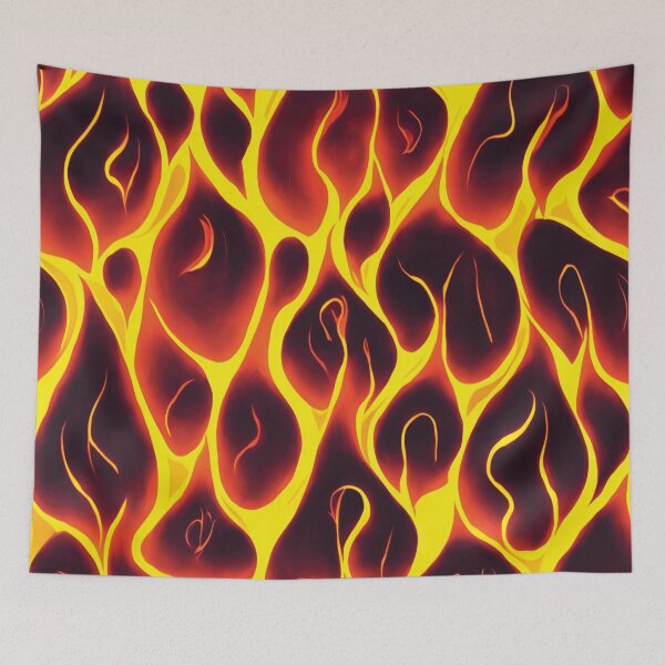 Item preview, Lava and Fire Seamless designed and sold by aventi24.