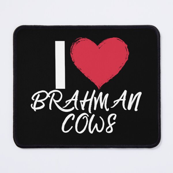 Item preview, Black version of  I love Brahman Cows designed and sold by FarmsteadAcers.