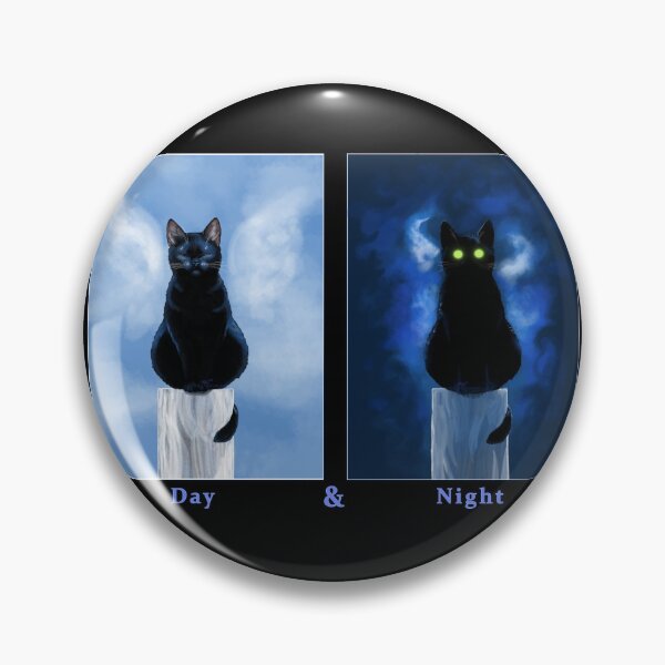Item preview, Cats Night and Day designed and sold by AK-Hevonen.