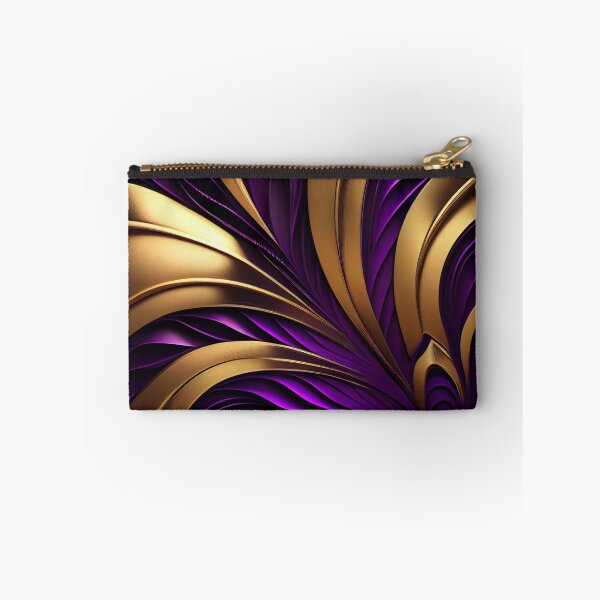 Item preview, Imperial Elegance: A Luxurious Gold and Purple Pattern designed and sold by HiArtify ❤️.