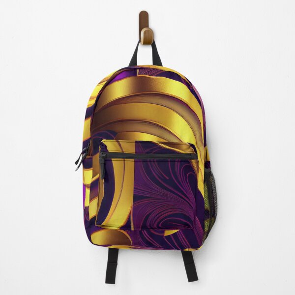 Item preview, Imperial Elegance: A Luxurious Gold and Purple Pattern designed and sold by HiArtify ❤️.