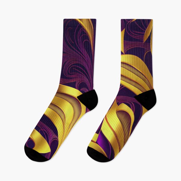 Item preview, Imperial Elegance: A Luxurious Gold and Purple Pattern designed and sold by HiArtify ❤️.