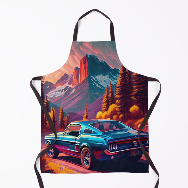 Item preview, Ford Mustang Chargeback 1968 Car Beautiful Painting Illustration designed and sold by MadeByHaresShop.