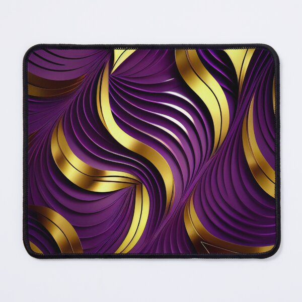 Item preview, Imperial Elegance: A Luxurious Gold and Purple Pattern designed and sold by HiArtify ❤️.