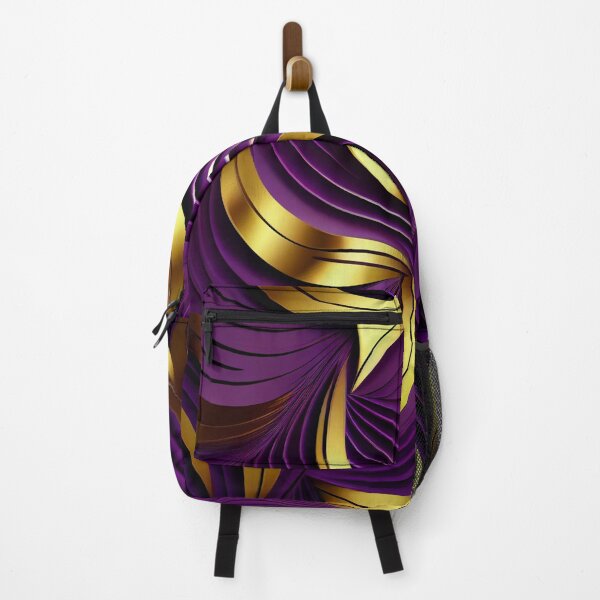 Item preview, Imperial Elegance: A Luxurious Gold and Purple Pattern designed and sold by HiArtify ❤️.