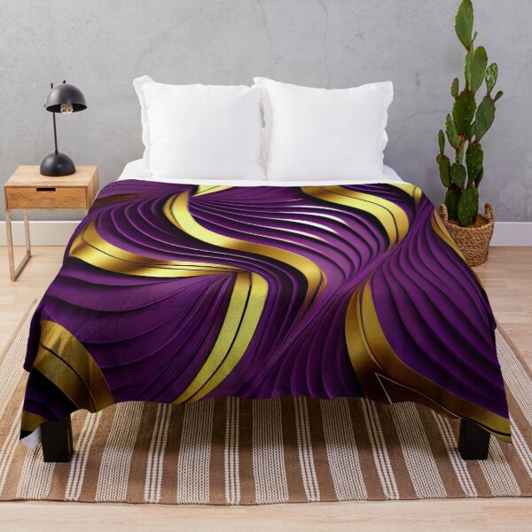 Item preview, Imperial Elegance: A Luxurious Gold and Purple Pattern designed and sold by HiArtify ❤️.