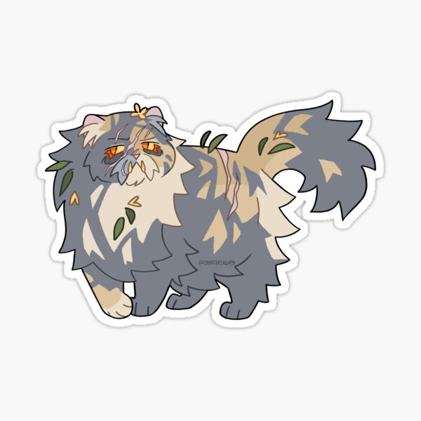 Ashfur Sticker for Sale by ClownCryptids