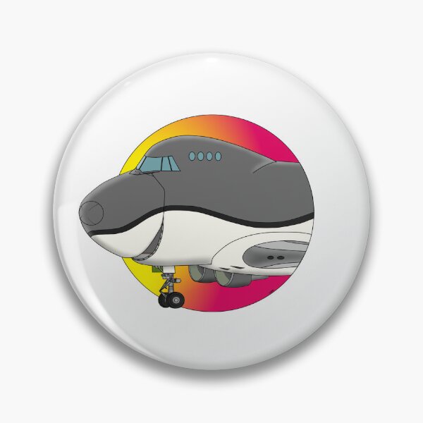 Item preview, Smiling 747 designed and sold by TheBlackBoxStop.