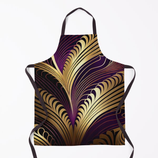 Item preview, Imperial Elegance: A Luxurious Gold and Purple Pattern designed and sold by HiArtify ❤️.