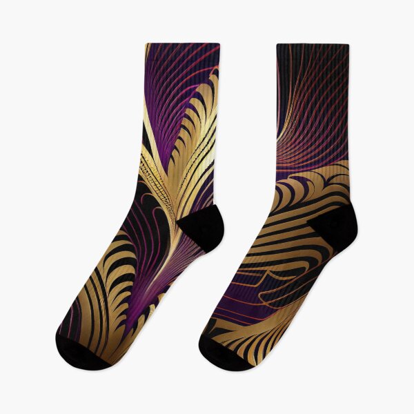 Item preview, Imperial Elegance: A Luxurious Gold and Purple Pattern designed and sold by HiArtify ❤️.