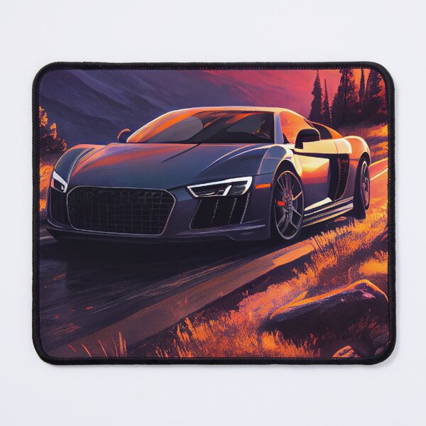 Item preview, Audi R8 2008 Car Beautiful Painting Illustration designed and sold by MadeByHaresShop.