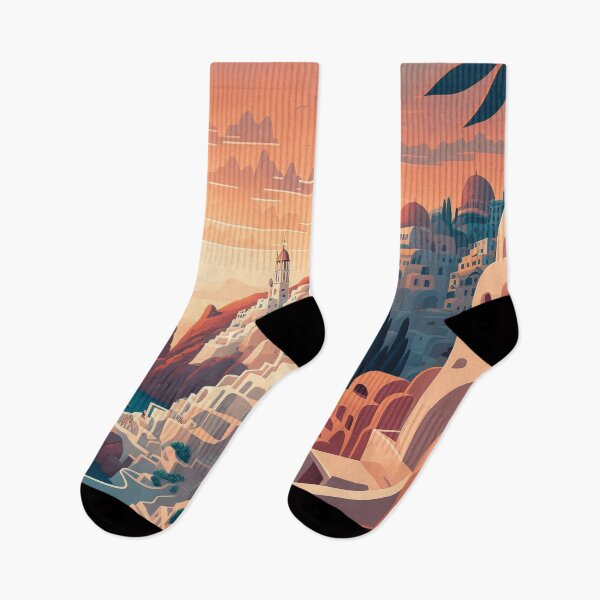 Item preview, Sunset on Santorini island, Greece designed and sold by YCChuang.