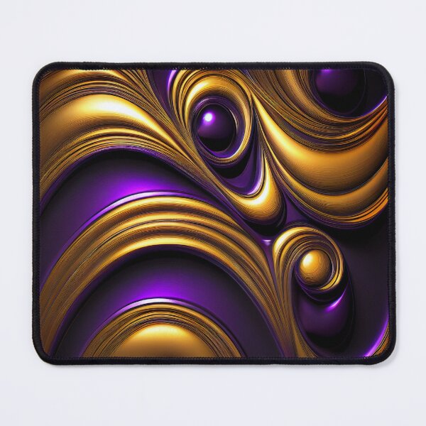 Item preview, Imperial Elegance: A Luxurious Gold and Purple Pattern designed and sold by HiArtify ❤️.