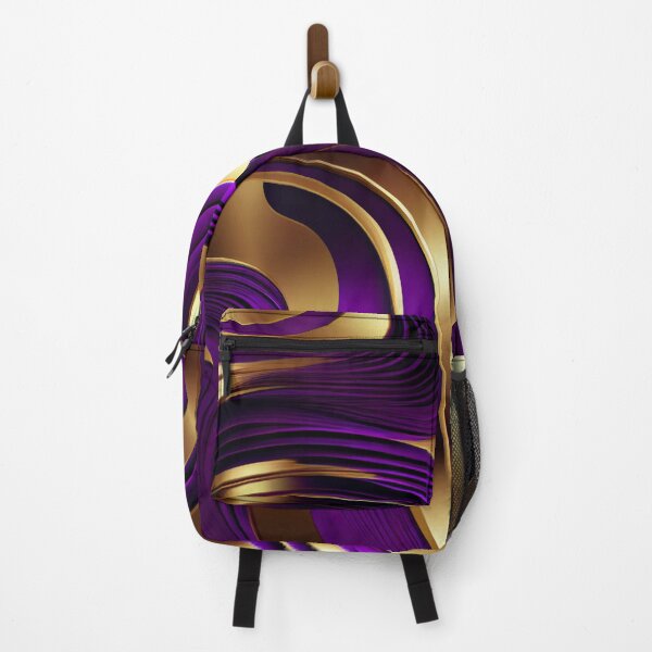 Item preview, Imperial Elegance: A Luxurious Gold and Purple Pattern designed and sold by HiArtify ❤️.