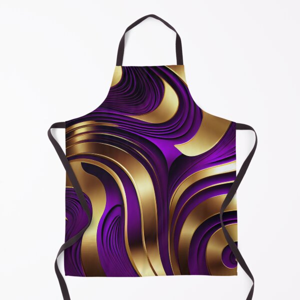 Item preview, Imperial Elegance: A Luxurious Gold and Purple Pattern designed and sold by HiArtify ❤️.