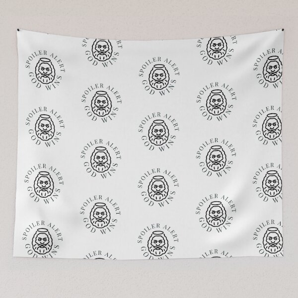 Item preview, Spoiler Alert : God Wins sticker designed and sold by GeoffBeattie.