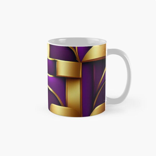 Item preview, Imperial Elegance: A Luxurious Gold and Purple Pattern designed and sold by HiArtify ❤️.