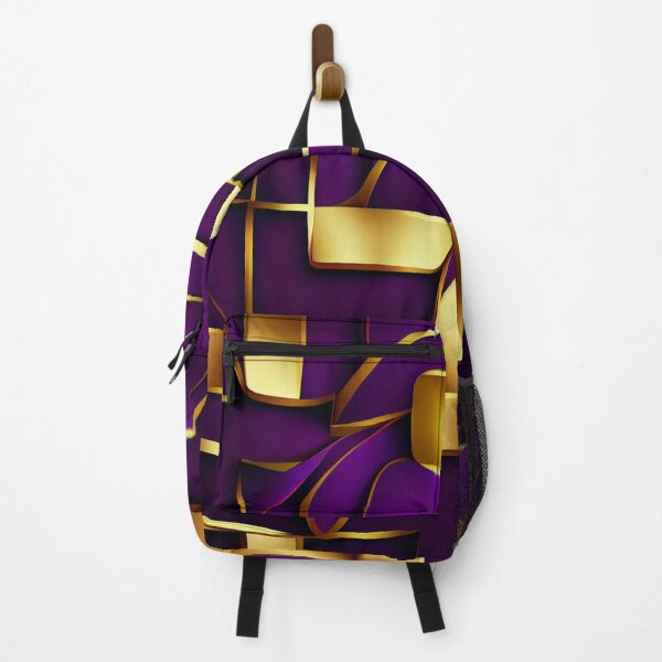 Item preview, Imperial Elegance: A Luxurious Gold and Purple Pattern designed and sold by HiArtify ❤️.