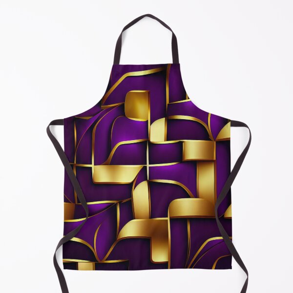 Item preview, Imperial Elegance: A Luxurious Gold and Purple Pattern designed and sold by HiArtify ❤️.